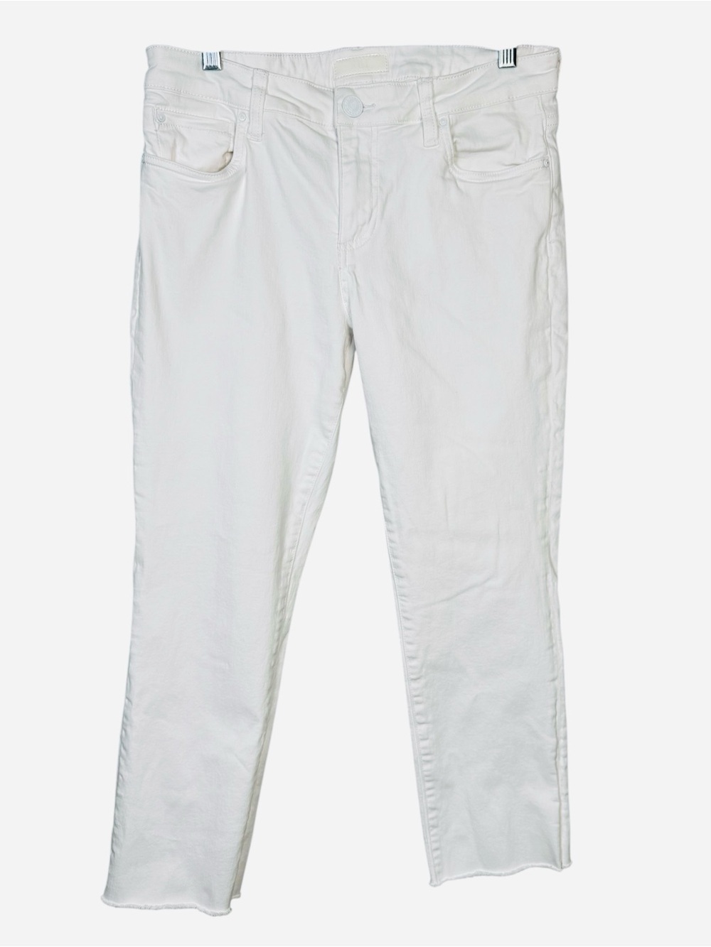 Kut from the Kloth Catherine Boyfriend Jeans White Size 6 Ankle